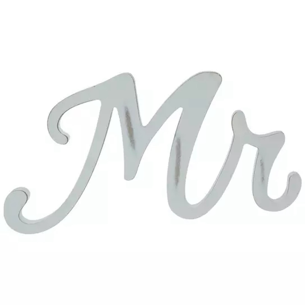 Hobby Lobby His & Hers Mr & Mrs Wooden Table Decor Set